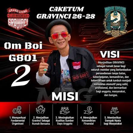 Om Boi calon Ketua Umum GRAVINCI